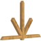 Ekena Millwork Kennewick Rough Sawn Timber Gable Bracket, Western Red Cedar, 108"W x 72"H x 6"D x 6"F, 16/12 Pitch GBW108X72X0606KEN00RWR - alternate 5